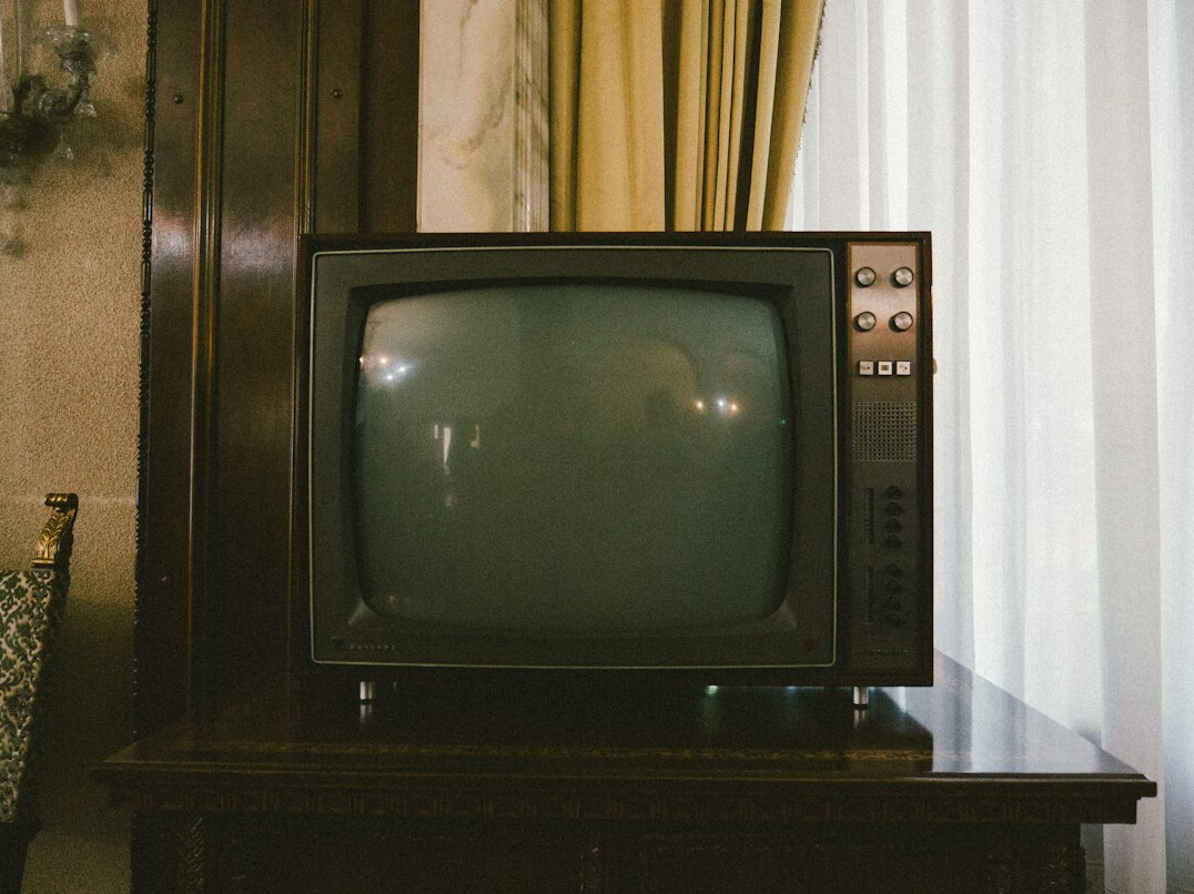 vintage television broadcast