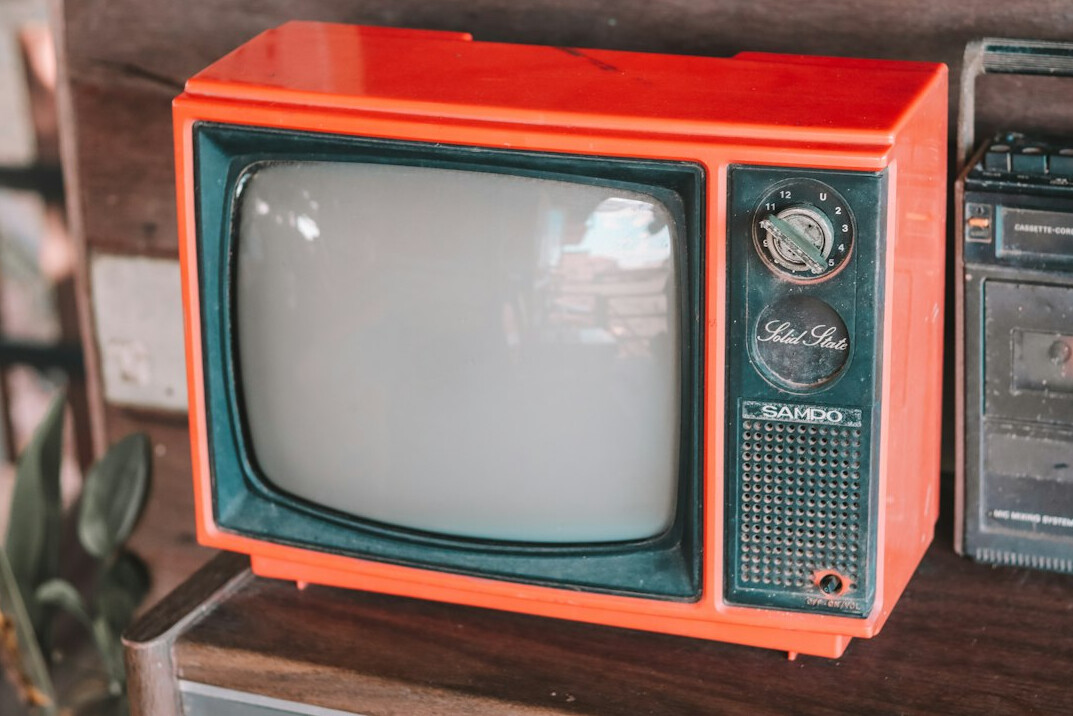 vintage television set