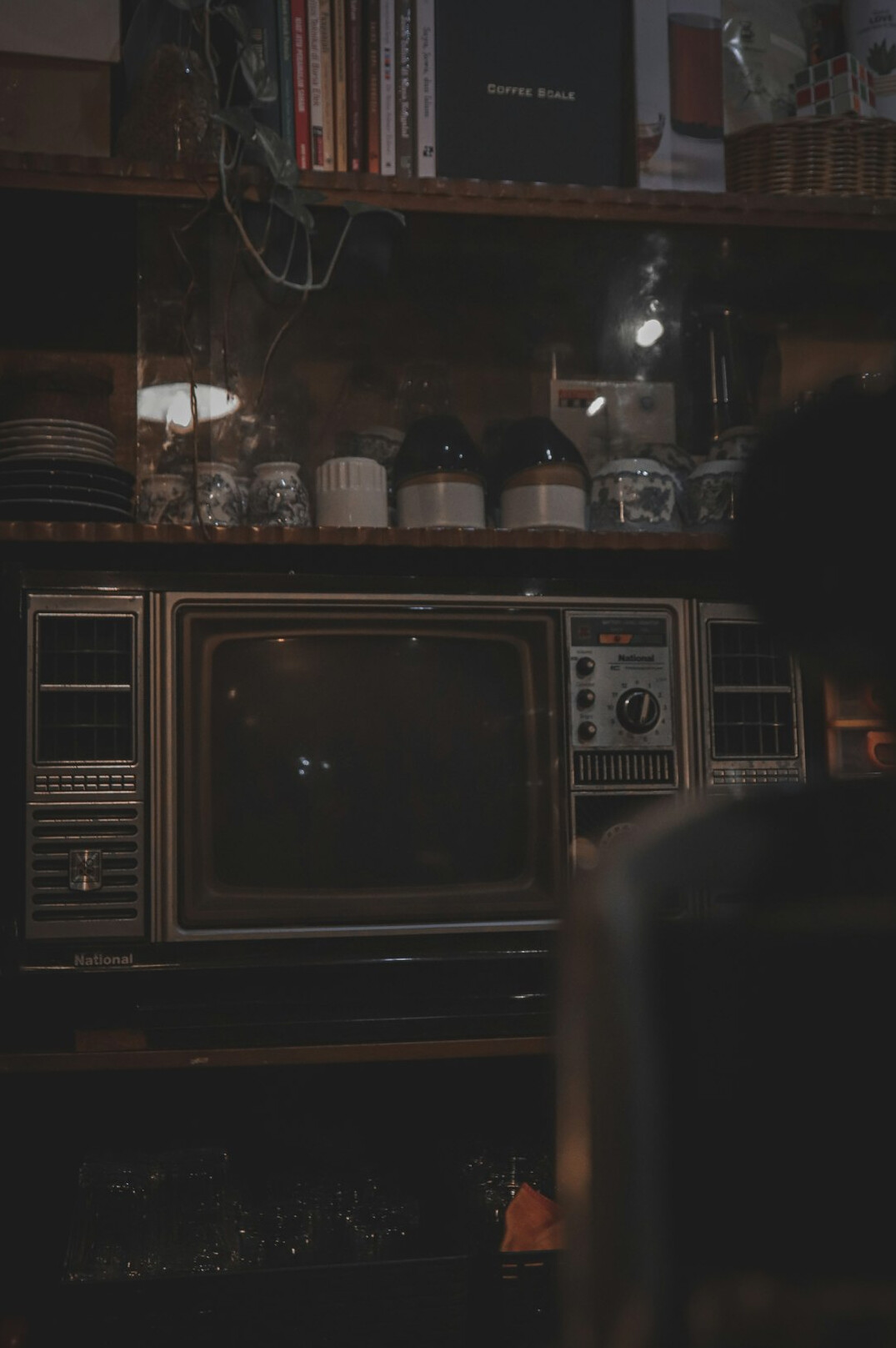 person reminiscing about old tv